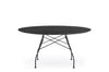 Glossy XXL Round Table - Stoneware
