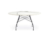 Glossy XXL Round Table - Stoneware
