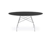 Glossy XXL Round Table - Stoneware
