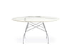 Glossy XXL Round Table - Stoneware
