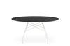 Glossy XXL Round Table - Stoneware
