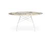 Glossy XXL Round Table - Stoneware
