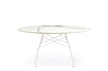 Glossy XXL Round Table - Stoneware
